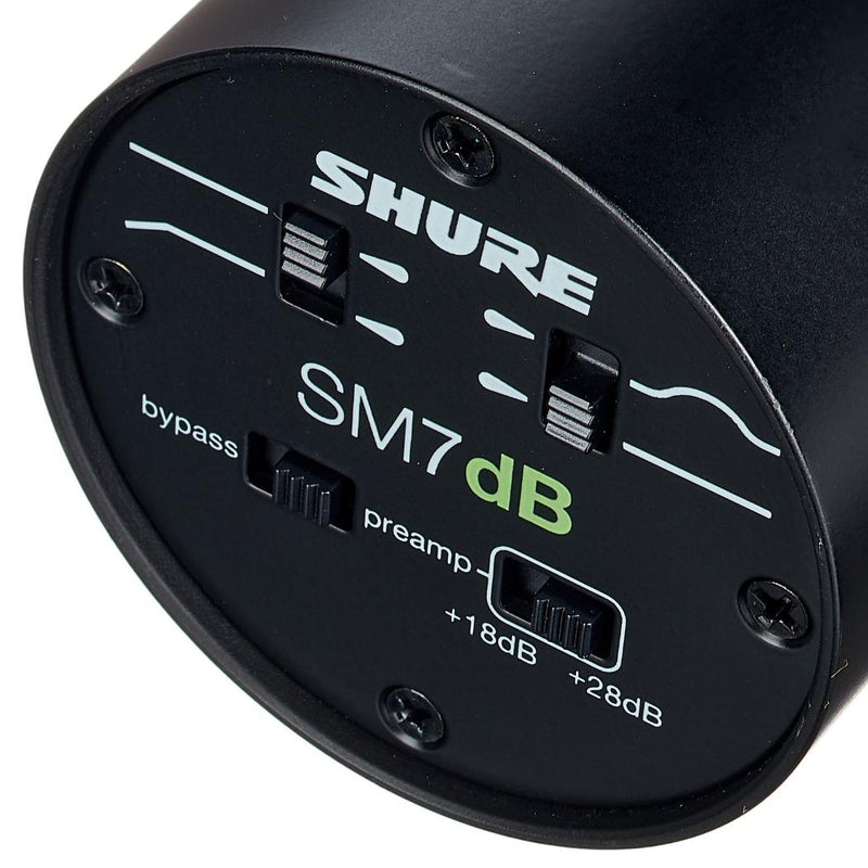 Micrófono Alámbrico SHURE SM7DB Pre-Amplificador integrado Cardioide Dinámico