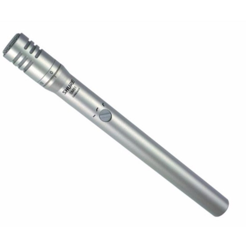 Micrófono Instrumentos Shure SM81-LC Cardioide Condensador Alta ganancia