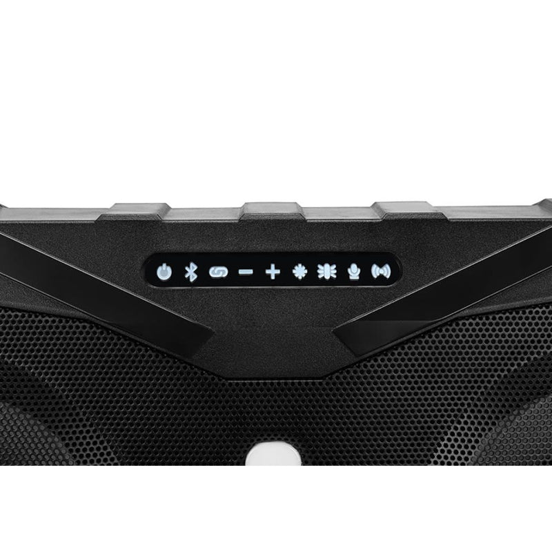 Bocina Activa GEMINI SOSP-8BLK Clase D 400W P.M.P.O. Bluetooth TWS USB Recargable