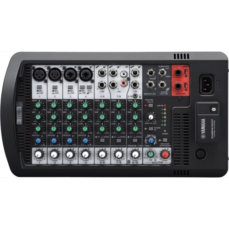 Set de audio YAMAHA STAGEPAS600BT Mezcladora 6 Ch Bluetooth 2 Bafles Pasivos 8"