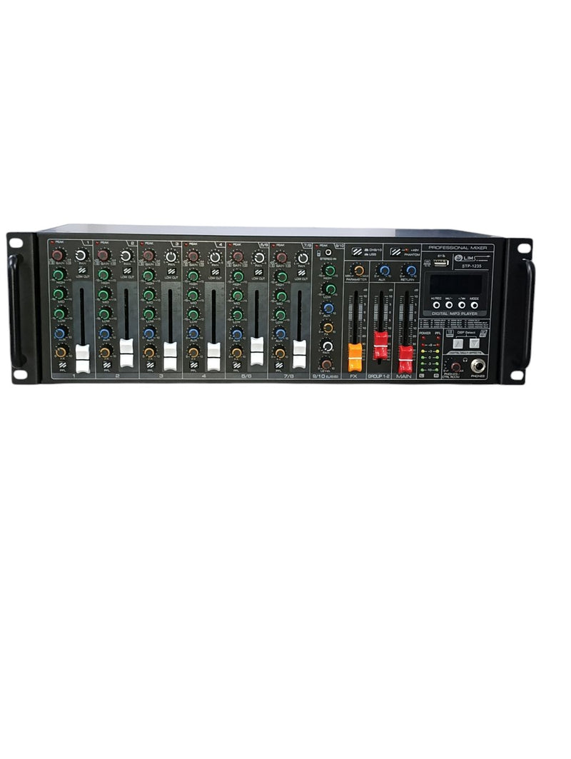 Mezcladora Amplificada LiM by Soundtrack STP-1235 10 Ch 350W RMS Bluet