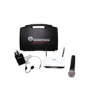 Micrófonos Inalámbricos SOUNDTRACK STW-27HUL Diadema, Solapa de Mano