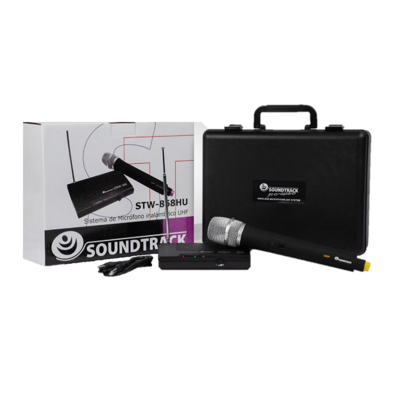 Micrófonos Inalámbricos SOUNDTRACK STW-868HU Mano Cardioide