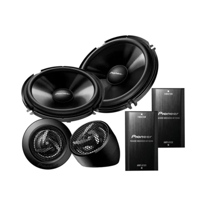 Set de Medios PIONEER TS-651C 6.5" 90W RMS 2 Vías 4 Ohms 2 Twitters