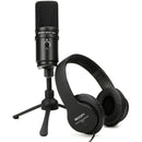 Kit para Podcast ZOOM UM2PMP Micrófono Audífonos Condensador