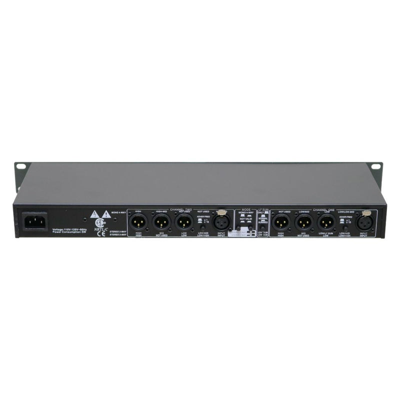 Crossover electrónico SOUNDTRACK XO-204 separador de frecuencias-analógico 2,3,4 vías