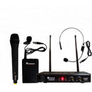 Microfono Inalámbrico SOUNDTRACK STW-28HUL Diadema Mano Solapa