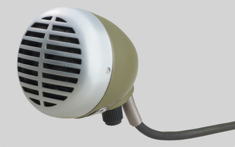 Micrófono para Harmónica SHURE 520DX con Perilla de control de volumen