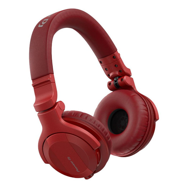 Audífonos  DJ Pioneer HDJ-CUE1BT-R Bluetooth Rojos con funciones de reproducción de música, avance, pausa y micrófono integrado. Auriculares cerrados y dinámicos con drivers de 40mm y hasta 30 horas de uso. Disponibles en Audio Mundo tu tienda de audio profesional.