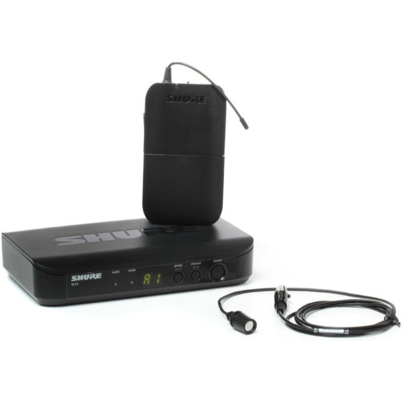 Micrófono Inalámbrico SHURE BLX14-CVL Solapa Cardioide Condensador
