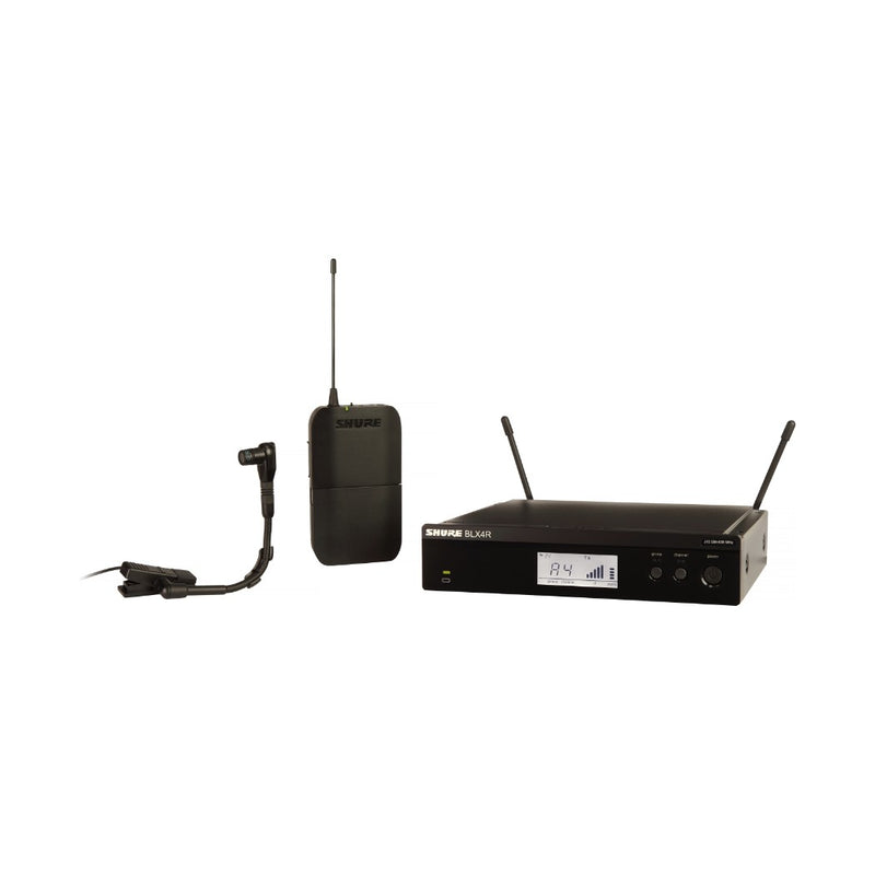 Micrófono Inalámbrico SHURE BLX14R/B98 para instrumentos de viento/Cardioide/Condensador