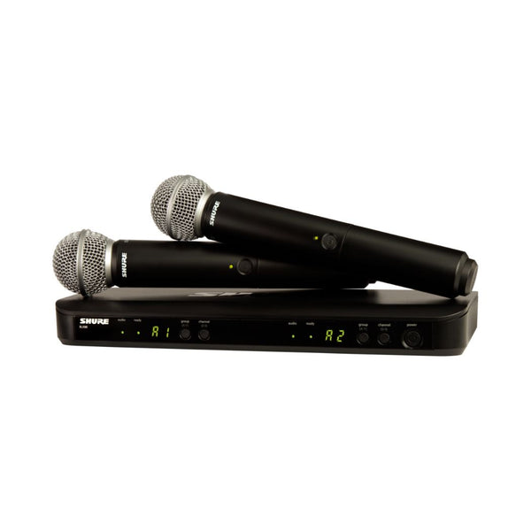 Sistema Inalámbrico SHURE BLX288-SM58 Vocal 2 Micrófonos de Mano