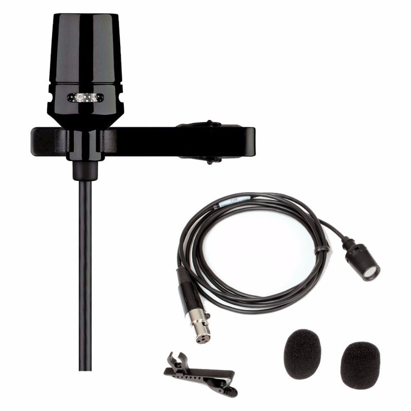 Micrófono de Solapa SHURE CVL-BC-TQG de Condensador para equipos inalámbricos