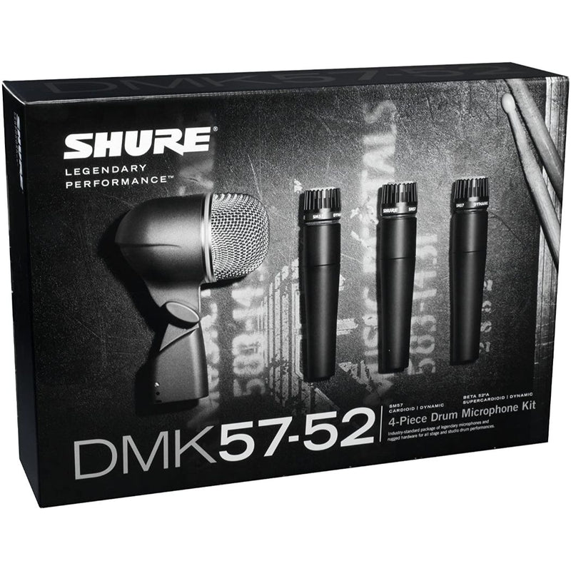Kit de micrófono para batería SHURE DMK57-52 con Monturas y Estuche