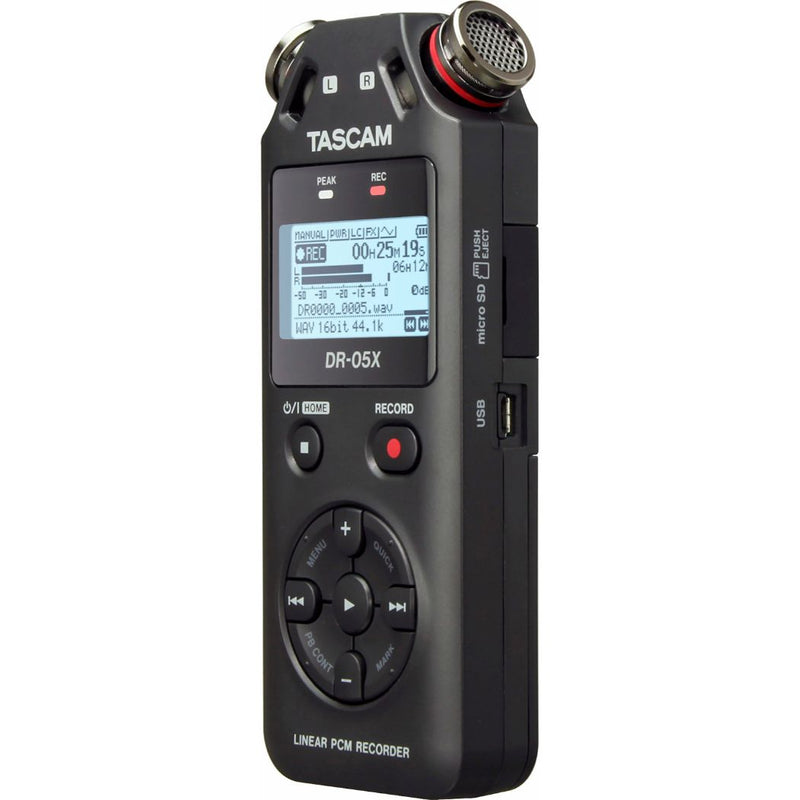 Grabador de audio TASCAM DR-05X Digital Estéreo/ Interfaz de audio USB