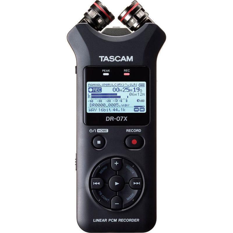 Grabador de Audio TASCAM DR-07X Digital Estéreo Interfaz de audio USB