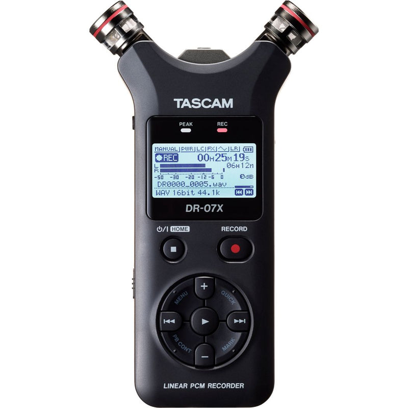 Grabador de Audio TASCAM DR-07X Digital Estéreo Interfaz de audio USB