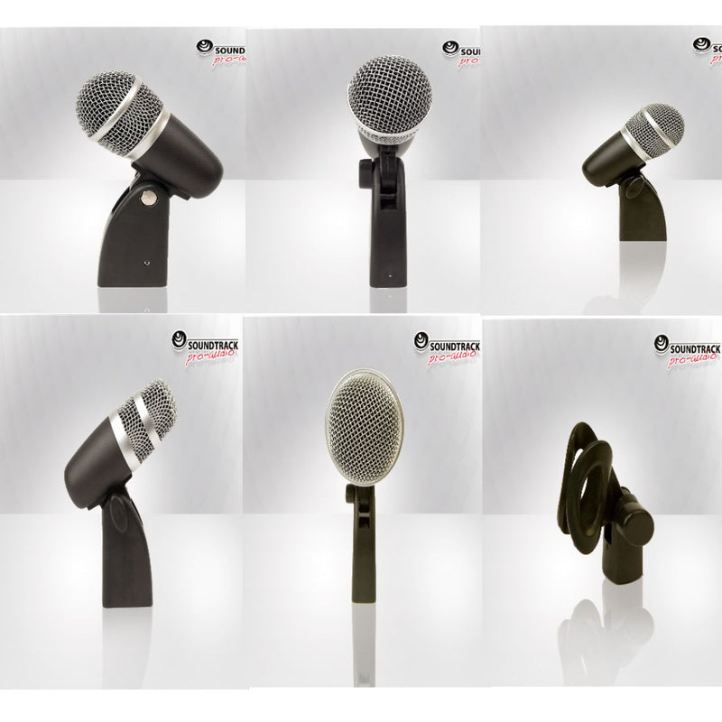 Kit de micrófonos SOUNDTRACK DRM7 para percusiones/7 pzas/Cardioides/Dinámicos