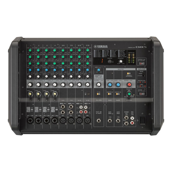 Consola Amplificada YAMAHA EMX5 12 Canales Efectos de Audio 630W