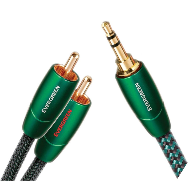 Cable RCA a 3.5mm Audio Quest EVERGO1.5MR 1.5 metros / estéreo / verde