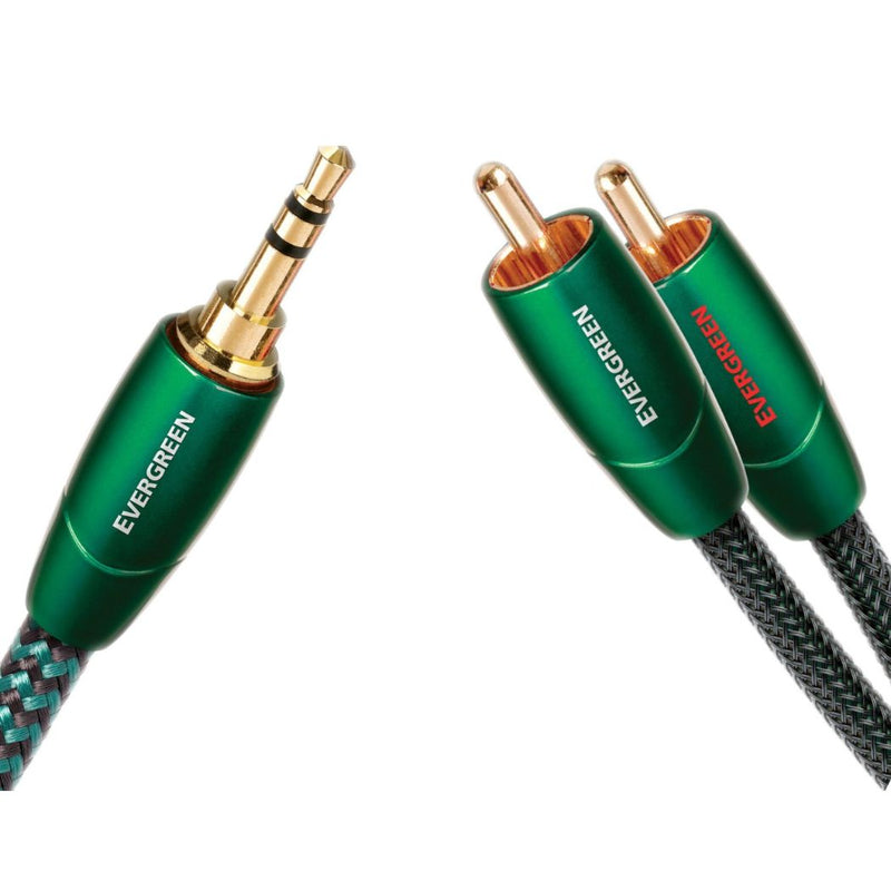 Cable RCA a 3.5mm Audio Quest EVERGO2MR 2M / estéreo / verde