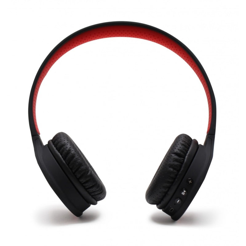 Audífonos de diadema GHIA GAC-104 negro-rojo/Bluetooth 4.2