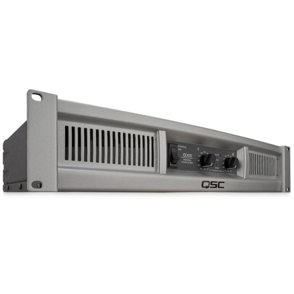 Amplificador estéreo QSC GX5 500W por cada canal Led frontal