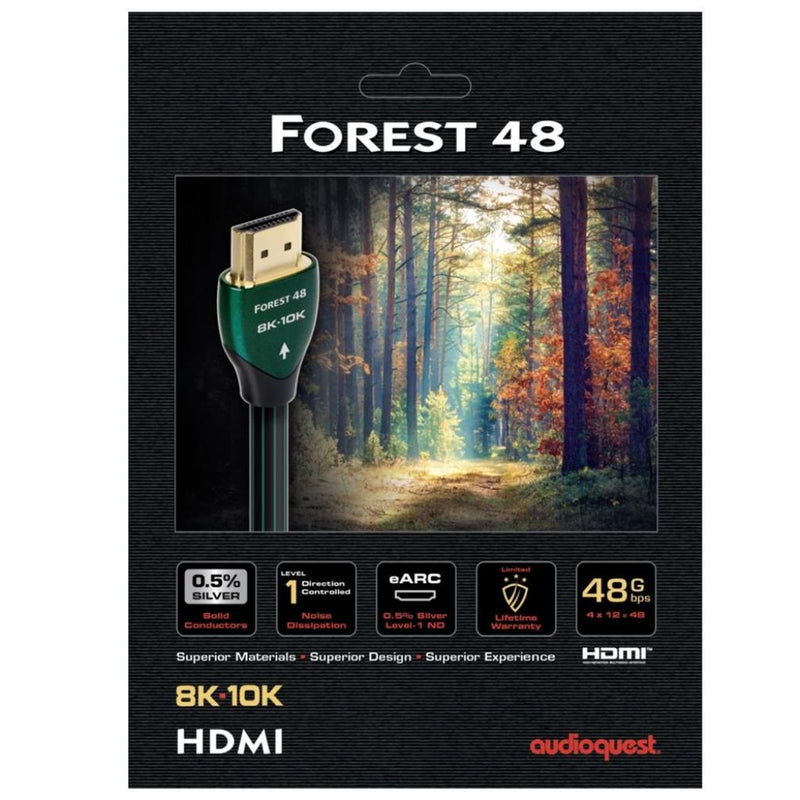 Cable HDMI AUDIOQUEST HDM48FOR300 Verde 3 m 48 Gbps