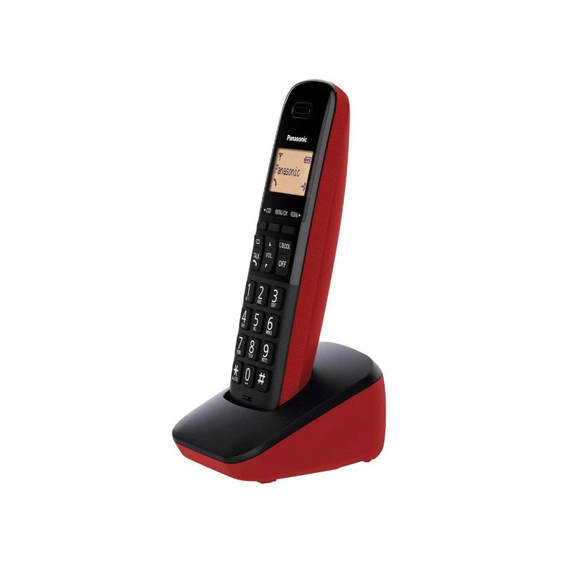 Teléfono inalámbrico Panasonic KX-TGB310MER Rojo-Negro ID Bloqueo Monitor
