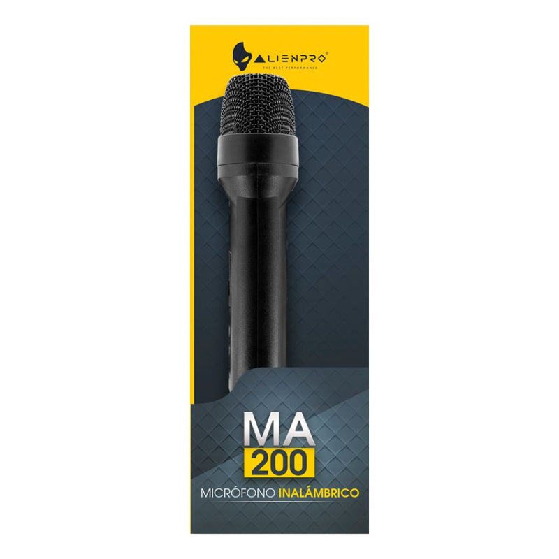 Micrófono Inalámbrico ALIEN PRO MA-200 Dinámico/Recepción 25mV