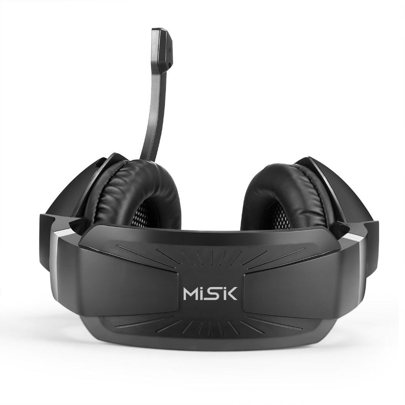 Audífonos Gamers Misik MH611 Negro/Con Micrófono/3.5mm/USB
