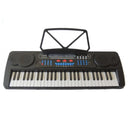 Detalle de las 54 teclas de piano del teclado ELTON MK4500 y sus botones de control de audio