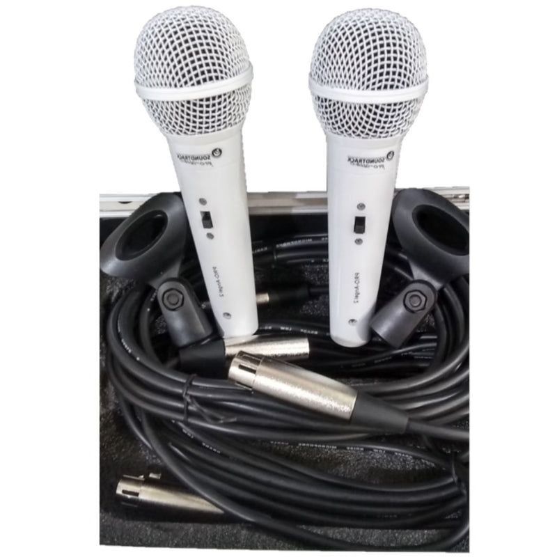 Set de micrófonos SOUNDTRACK PRO ANGEL 2 Blancos Cardiodes