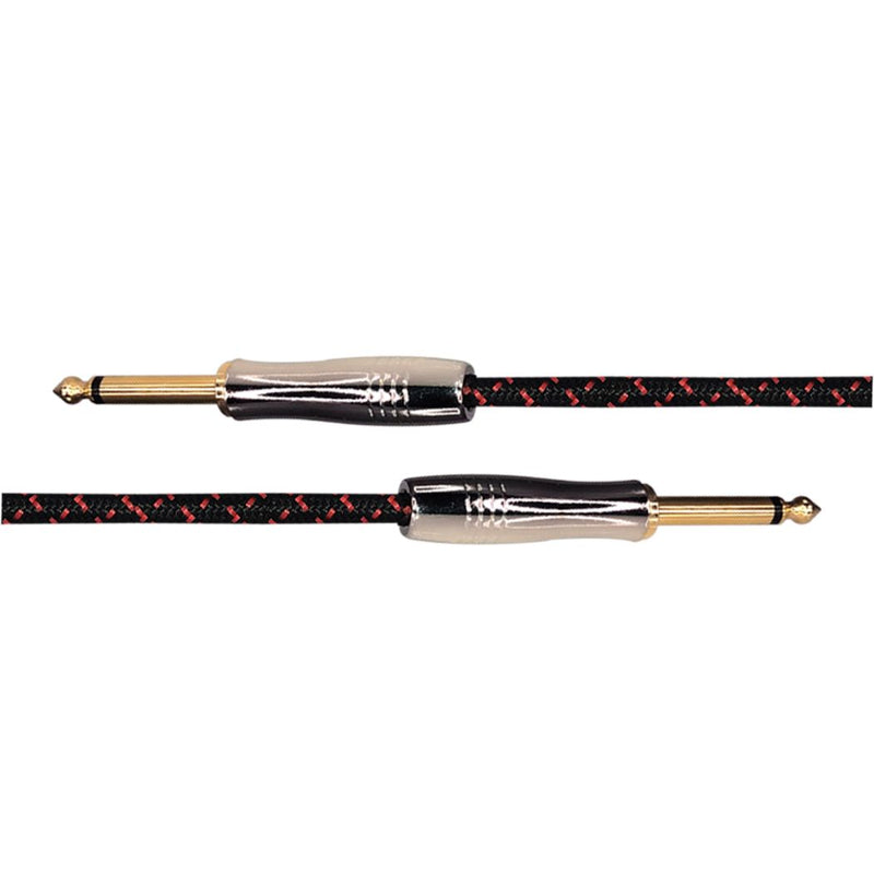 Cable para instrumentos XSS SC114 Negro-Rojo/6.3 a 6.3/3M