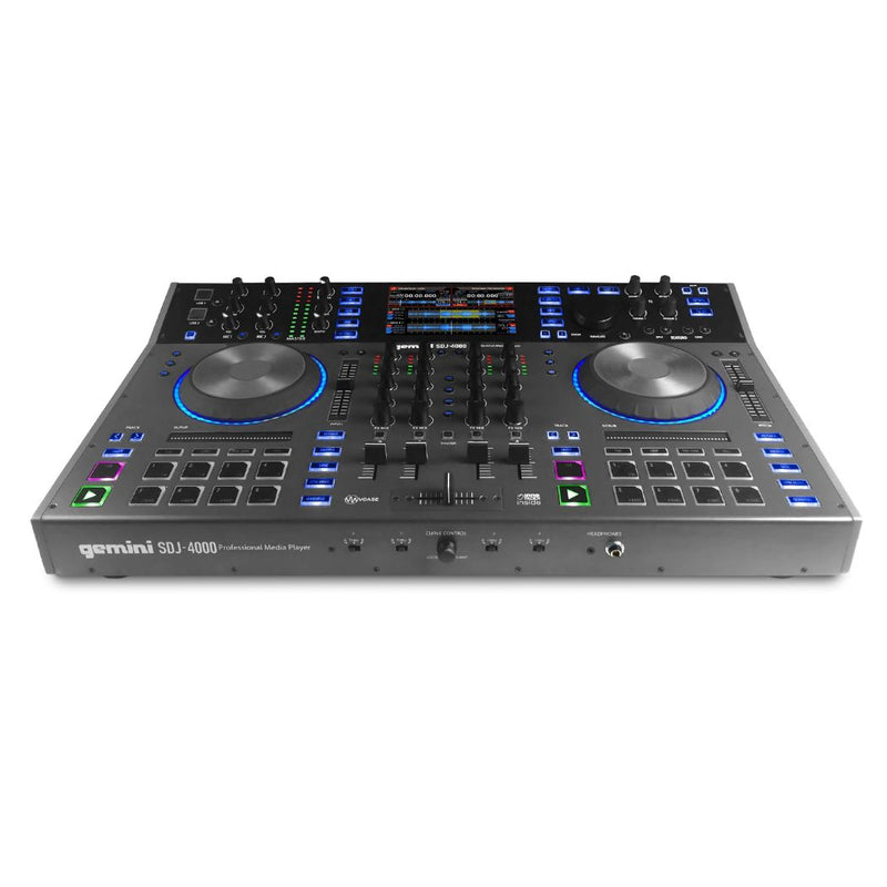 Controlador para DJ GEMINI SDJ-4000 4 Ch Pantalla 7" HD USB