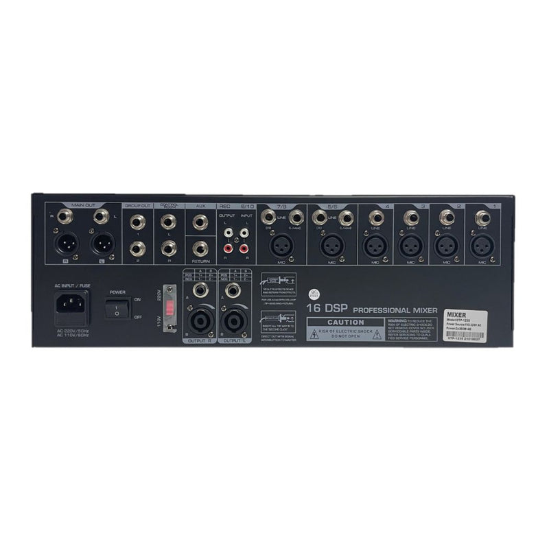 Mezcladora Amplificada Soundtrack STP-1235 10 Ch/350W RMS/BT