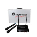 Micrófono Inalámbrico Soundtrack STW-28HU2 2 Micrófonos de Mano Maletín