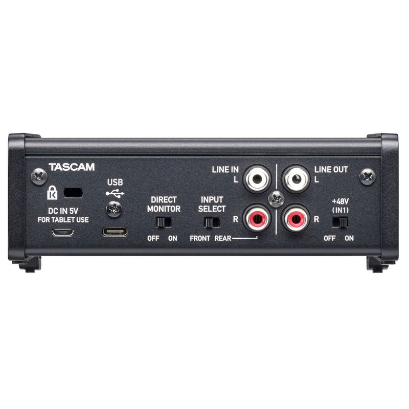 Interfaz de Audio TASCAM US-1X2HR USB/MIDI/2 Canales/24 Bits