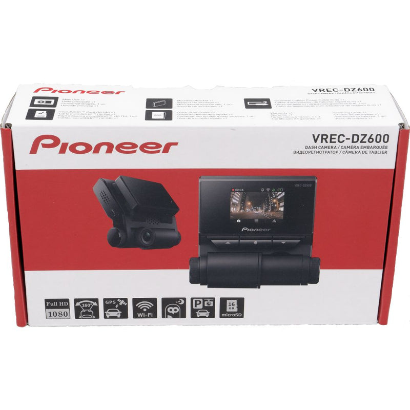 Cámara frontal PIONEER VREC-DZ600 Full HD/160°/Wi-fi/Modo Nocturno
