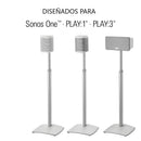 Soportes de Altavoz Inalámbricos Sanus WSSA2-W1 Compatibles SONOS ONE, Play: 1 / Play 3